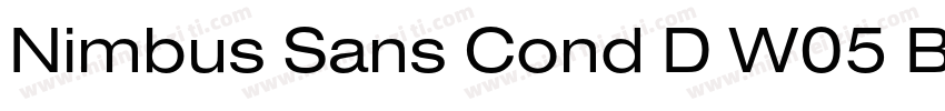 Nimbus Sans Cond D W05 Bold字体转换